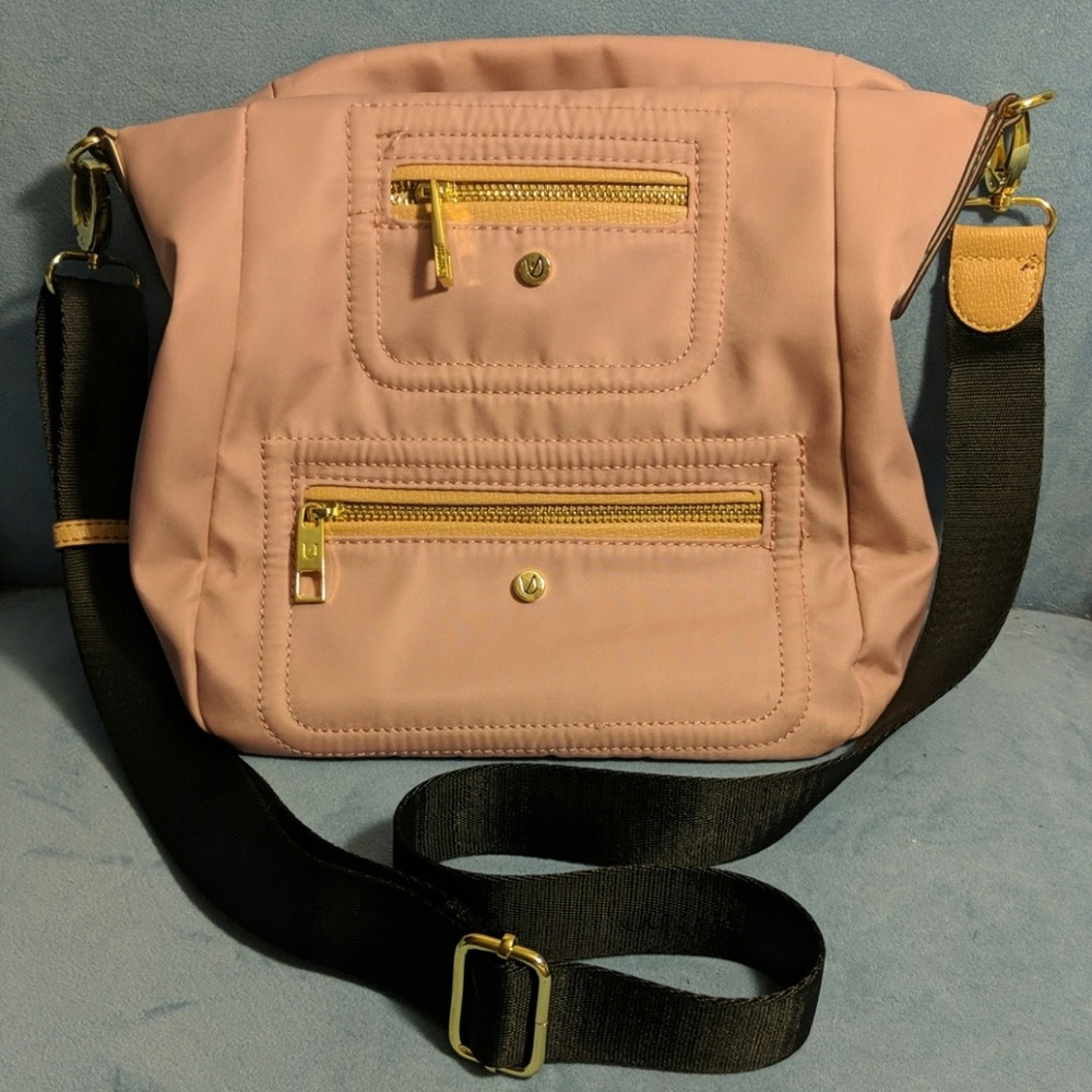 Blush Pink Gold Detail Crossbody